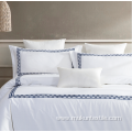 White hotel bed sheet bedding sets